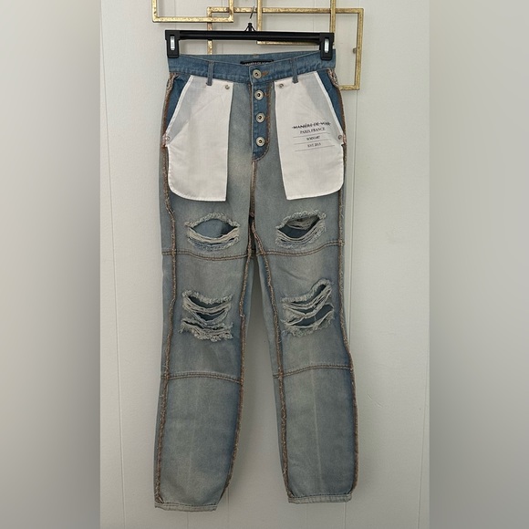 Maniere De Voir | Jeans | Inside Out Jeans | Poshmark